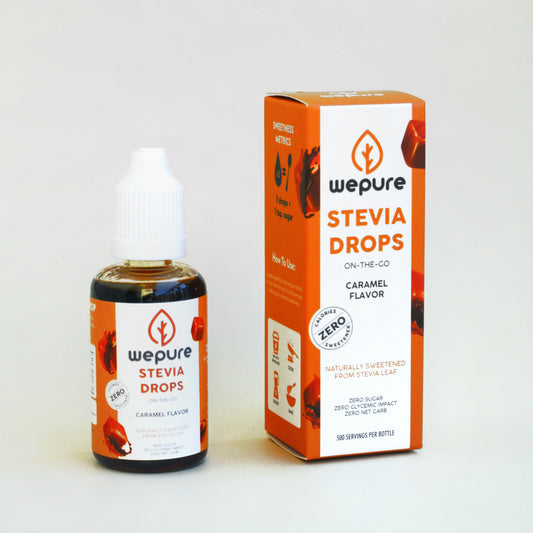 wepure stevia drops caramel flavor